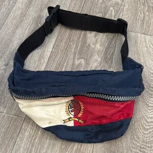 Vintage Tommy Hilfiger nylon belt bag Fanny pack, as is